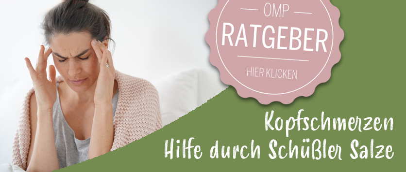 Kopfschmerzen - Hilfe durch Schüßler Salze