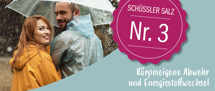 Anwendungsgebiete Schüßler Salz Nr. 3 - Immunsystem, Abwehr und Energie