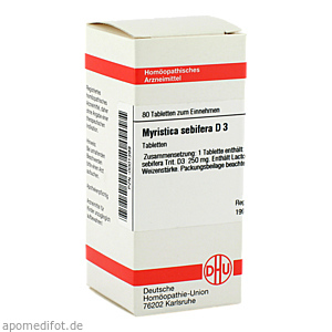 MYRISTICA SEBIFERA D 3 Tabletten