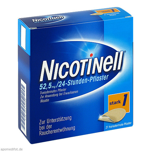NICOTINELL 21 mg/24-Stunden-Pflaster 52,5mg