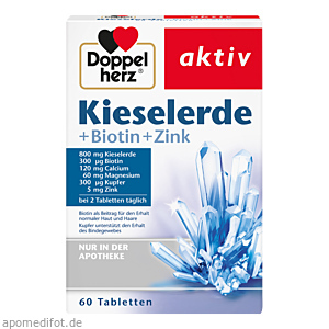DOPPELHERZ Kieselerde+Biotin+Zink Tabletten