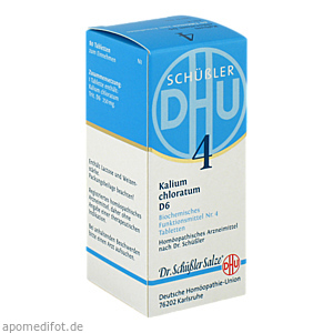 BIOCHEMIE DHU 4 Kalium chloratum D 6 Tabletten