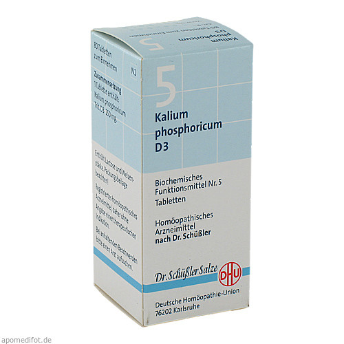 BIOCHEMIE DHU 5 Kalium phosphoricum D 3 Tabletten