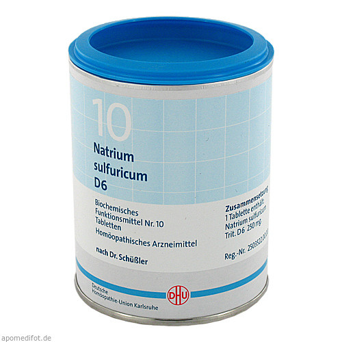 BIOCHEMIE DHU 10 Natrium sulfuricum D 6 Tabletten