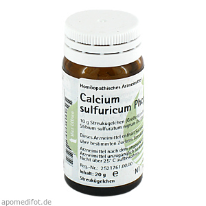 CALCIUM SULFURICUM PHCP Globuli