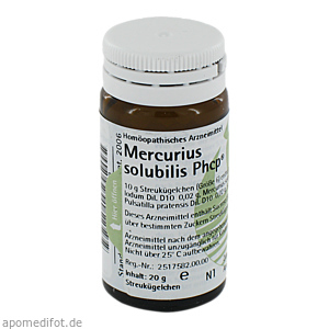 MERCURIUS SOLUBILIS PHCP Globuli