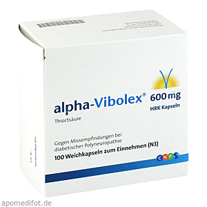 ALPHA VIBOLEX 600 mg HRK Weichkapseln