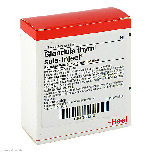 GLANDULA THYMI suis Injeel Ampullen