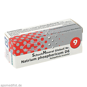 SCHUCKMINERAL Globuli 9 Natrium phosphoricum D6