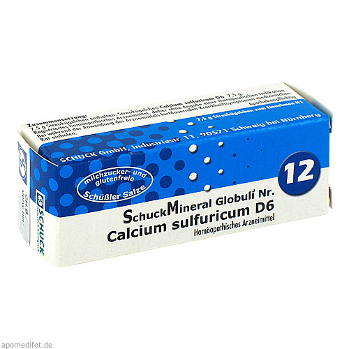 SCHUCKMINERAL Globuli 12 Calcium sulfuricum D6