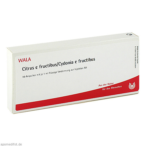 CITRUS E FRUCTIBUS/Cydonia e fructibus Ampullen