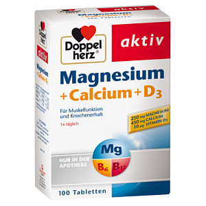 DOPPELHERZ Magnesium+Calcium+D3 Tabletten