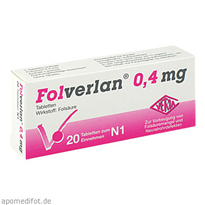 FOLVERLAN 0,4 mg Tabletten