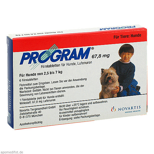 PROGRAM 67,8 mg 2,5-7 kg Tabl.f.Hunde