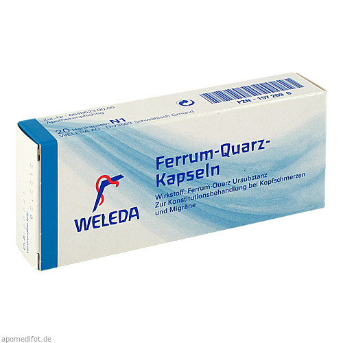 FERRUM QUARZ Hartkapseln