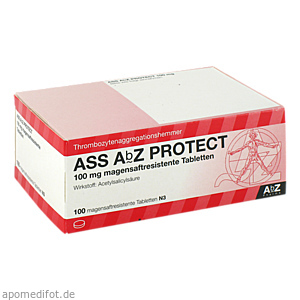ASS AbZ PROTECT 100 mg magensaftresist.Tabl.
