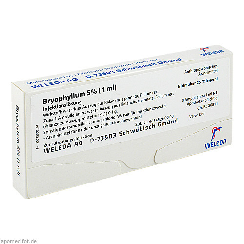 BRYOPHYLLUM 5% 1 ml Injektionslösung
