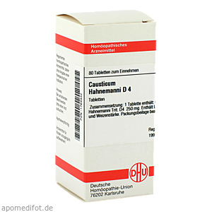 CAUSTICUM HAHNEMANNI D 4 Tabletten