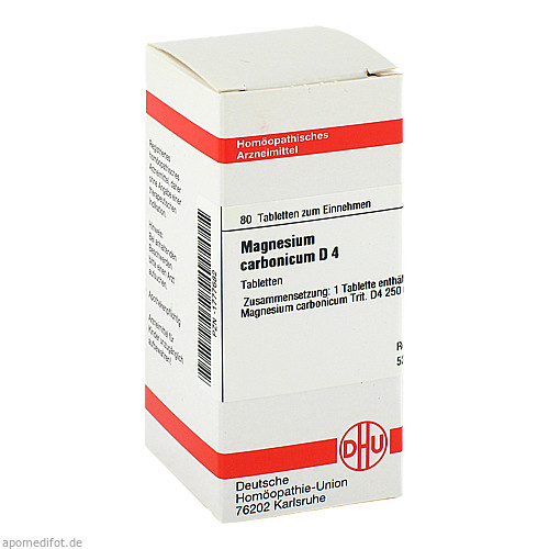 MAGNESIUM CARBONICUM D 4 Tabletten