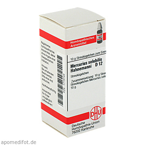 MERCURIUS SOLUBILIS Hahnemanni D 12 Globuli