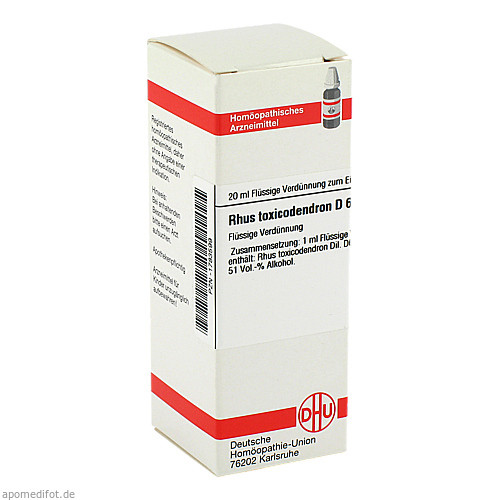 RHUS TOXICODENDRON D 6 Dilution