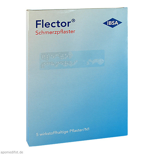 FLECTOR Schmerzpflaster+elastischer Netzstrumpf