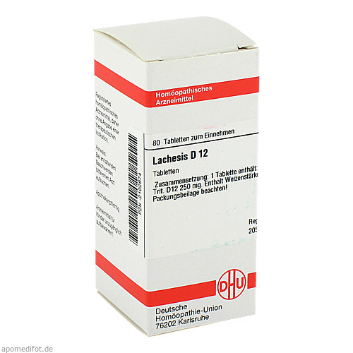 LACHESIS D 12 Tabletten