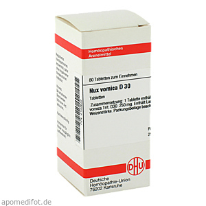 NUX VOMICA D 30 Tabletten