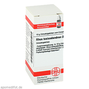 RHUS TOXICODENDRON D 30 Globuli