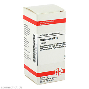 STAPHISAGRIA D 12 Tabletten