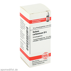 KALIUM CARBONICUM D 6 Globuli
