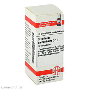 STRONTIUM CARBONICUM D 12 Globuli