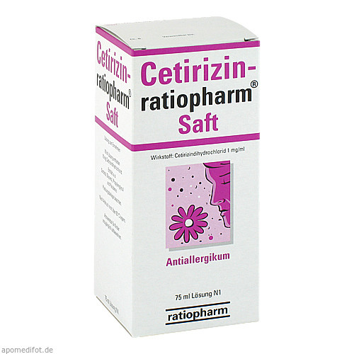 CETIRIZIN-ratiopharm Saft