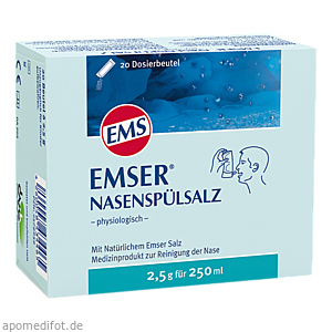 EMSER Nasenspülsalz physiologisch Btl.