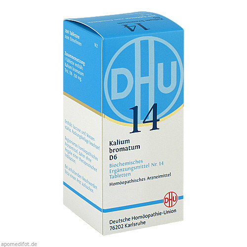 BIOCHEMIE DHU 14 Kalium bromatum D 6 Tabletten
