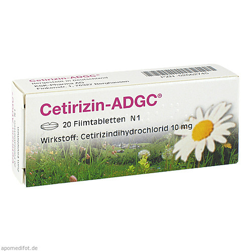 CETIRIZIN ADGC Filmtabletten