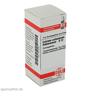 CALCIUM CARBONICUM Hahnemanni D 12 Globuli