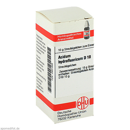 ACIDUM HYDROFLUORICUM D 10 Globuli