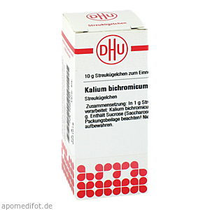 KALIUM BICHROMICUM C 30 Globuli