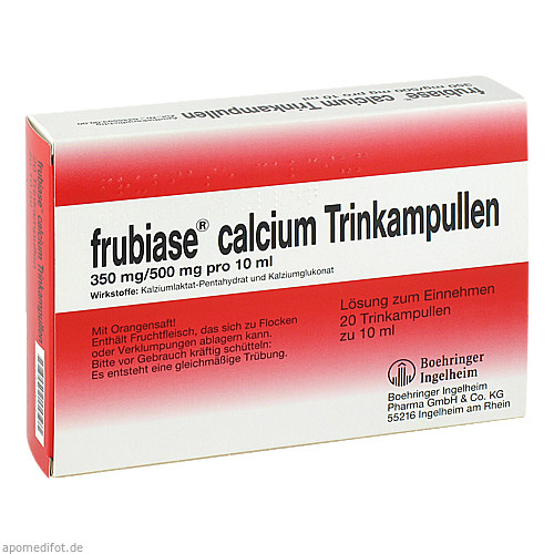 FRUBIASE CALCIUM T Trinkampullen