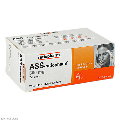 ASS-ratiopharm 500 mg Tabletten