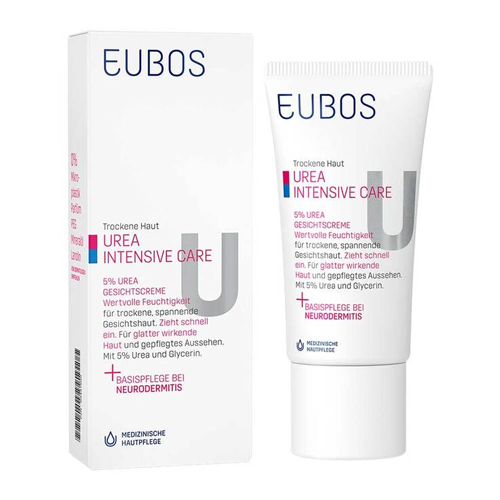 EUBOS TROCKENE Haut Urea 5% Gesichtscreme