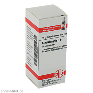 STAPHISAGRIA D 6 Globuli