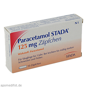 PARACETAMOL STADA 125 mg Zäpfchen
