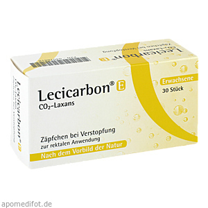LECICARBON E CO2 Laxans Erwachsenensuppositorien