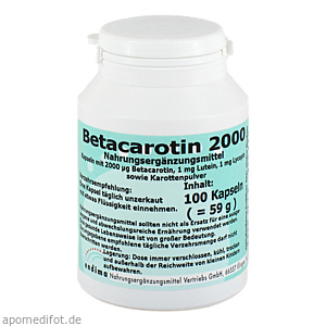 BETA CAROTIN 2000 Kapseln