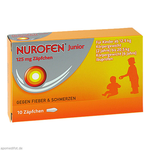 NUROFEN Junior 125 mg Zäpfchen