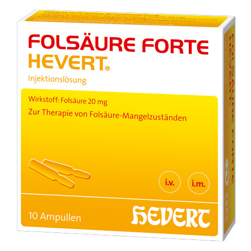 FOLSÄURE HEVERT forte Ampullen