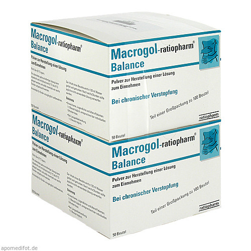 MACROGOL-ratiopharm Balance Plv.z.H.e.L.z.Einn.