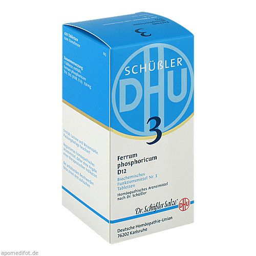 BIOCHEMIE DHU 3 Ferrum phosphoricum D 12 Tabletten